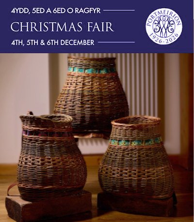 Portmeirion Christmas Fair 2026. 4, 5 & 6 December